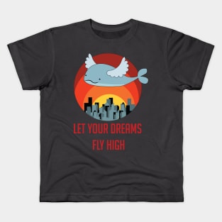 Sky whale Kids T-Shirt